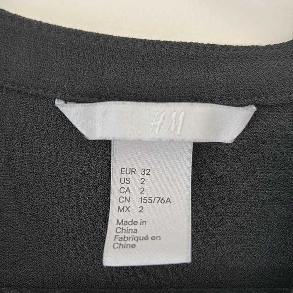 H&M Black Blouse - Picture 2 of 4